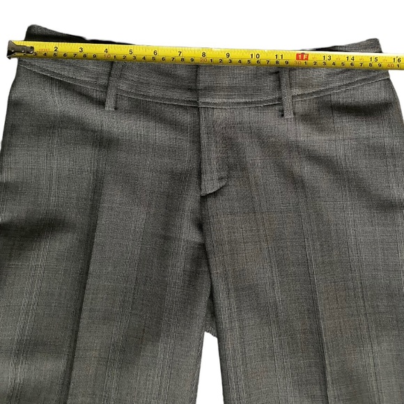 Banana Republic Ryan fit lined cuffed dress pants, glen plaid pattern size 2 - Picture 5 of 8